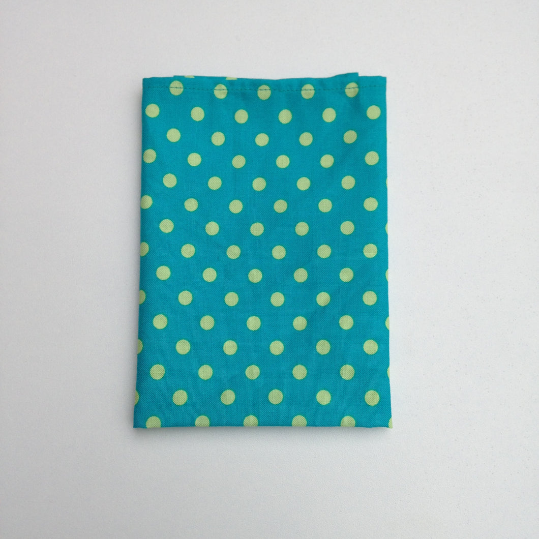 Green Polkadot Cotton Pocket Square