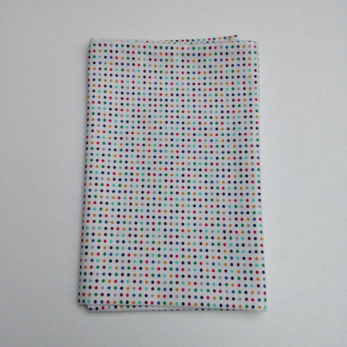 Multi-Coloured Polkadot Cotton Pocket Square