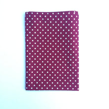 Red & White Polka dot Cotton Pocket Square