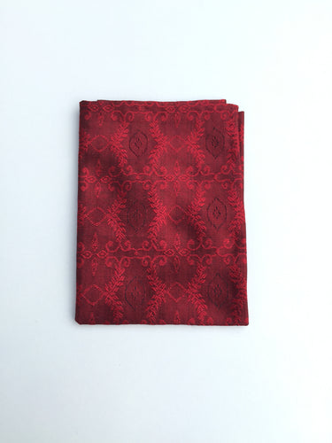 Red Silk Pocket Square